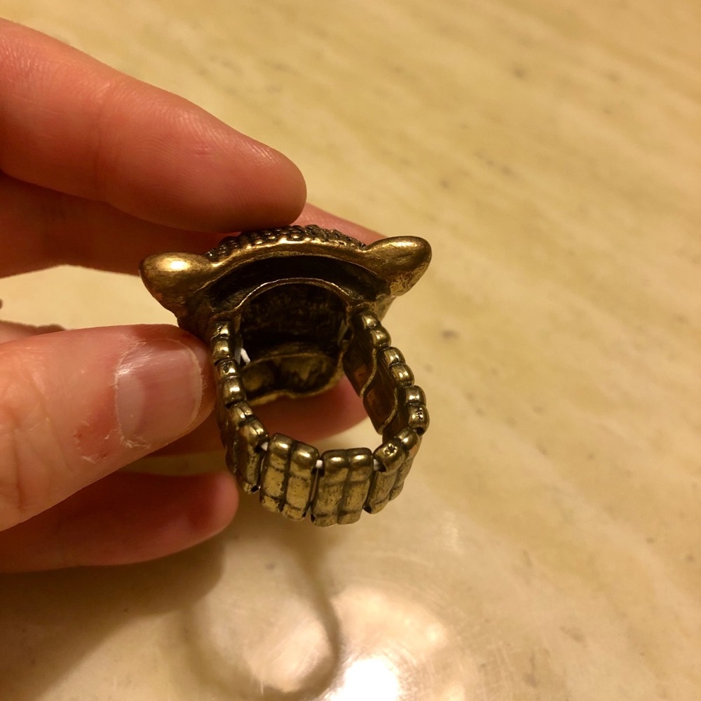 New Cart1er Style Crystal Fashion Ring - Picture 4 of 6